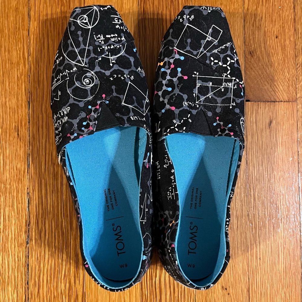 Science Toms Canvas Shoes sz 9